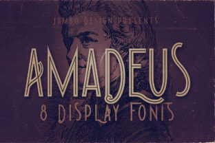Amadeus: A Vintage Display Font for Editorial Elegance