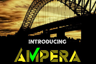 Ampera: A Layered Display Font for Stunning Web Design