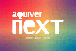 Aquiver Next: A Fresh Display Font for Creative Branding