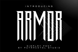 Armor: A Bold Display Font for Impactful Branding