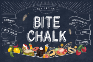 BiteChalk: A Fresh, Chalky Display Typeface