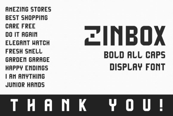 Boost Your Brand with Zinbox: A Versatile Display Font