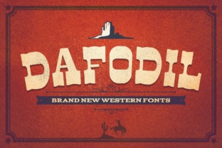 Boost Your Campaigns with Dafodil: A Bold, Western-Inspired Font