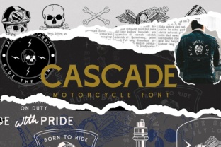 Cascade Motorcycle: A Font for Bold Web Design