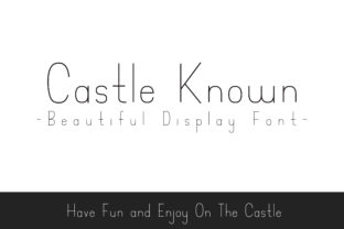 Castle Known: A Premium Display Font for Editorial Design