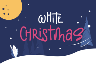 Creating a Charming Brand with White Christmas Nighttime Field