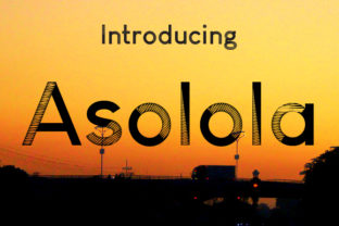 Discover Asolola: A Striking Display Font for Creative Projects