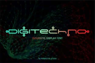 Discover Digitechno: A Futuristic Display Font for Modern Publishing