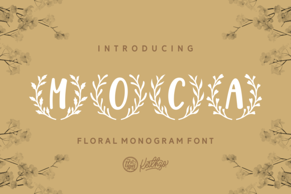 Enhance Your Brand with Moca: A Unique Monogram Font