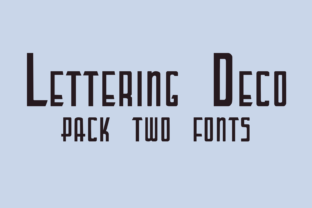 Enhance Your Craft with Lettering Deco Font