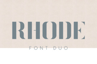 Enhance Your Web Design with Rhode: A Minimal Stencil Font