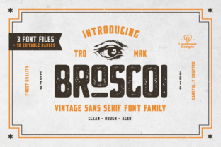 Exploring Broscoi Family: A Versatile Display Font