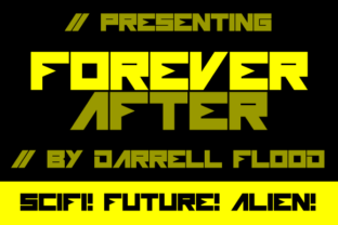 Forever After: A Futuristic Display Font for Modern Marketers