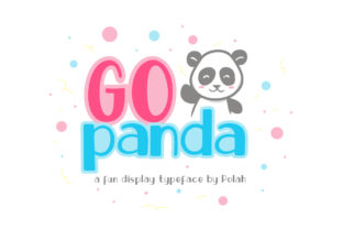 Go Panda: A Playful Display Font for Creative Branding