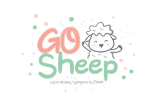 Go Sheep: A Playful Display Font for Creative Web Design