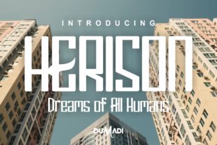 Herison: A Striking Display Font for Eye-Catching Campaigns