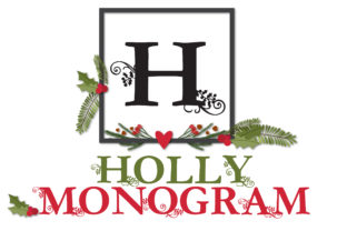 Holly Monogram: A Festive and Elegant Display Font
