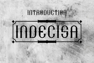 Indecisa: A Versatile Vintage Display Font for Modern Campaigns