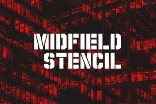 Midfield Stencil: The Bold Font for Your Brand