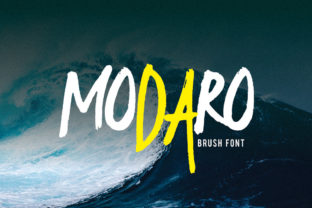 Modaro: The Bold Brush Font for Eye-Catching Marketing