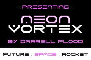 Neon Vortex: A Futuristic Font for Modern Crafters
