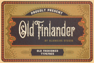 Old Finlander: A Victorian-Inspired Display Font for Web Design