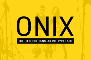 Onix: A Modern Sans-Serif Display Font for Web Design