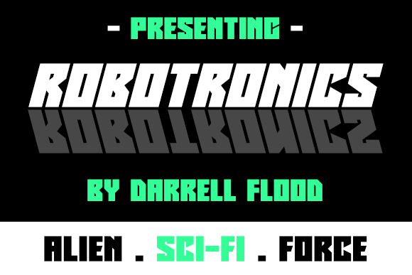 Robotronics: A Futuristic Sci-Fi Font for High Impact Design