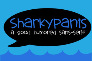 Sharky Pants: A Whimsical Font for Creative Branding