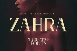 Transform Your Brand with Zahra: A Modern Grunge Display Font