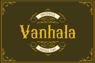Vanhala: A Versatile Vintage Display Font for Web Design