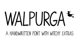 Walpurga: A Witchy Display Font for Creative Web Designs