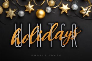 Winter Holidays Duo: A Perfect Font for Creative Branding