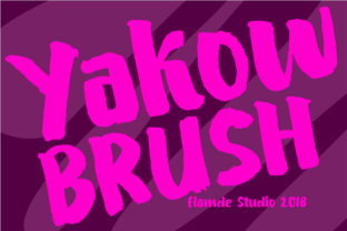 Yakow Brush: A Striking Display Font for Web Design